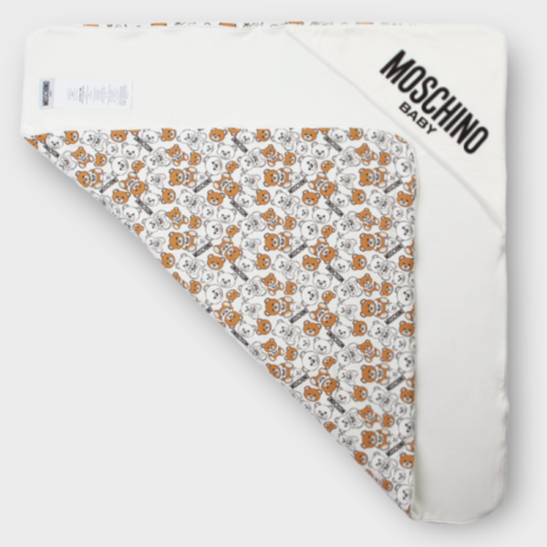 Moschino white blanket