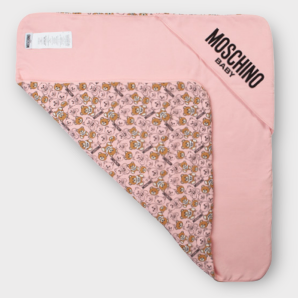 Moschino pink blanket