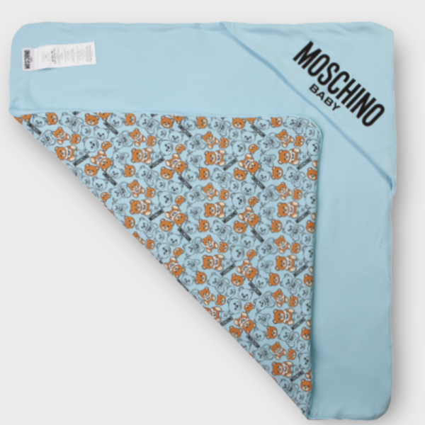 Moschino blue blanket